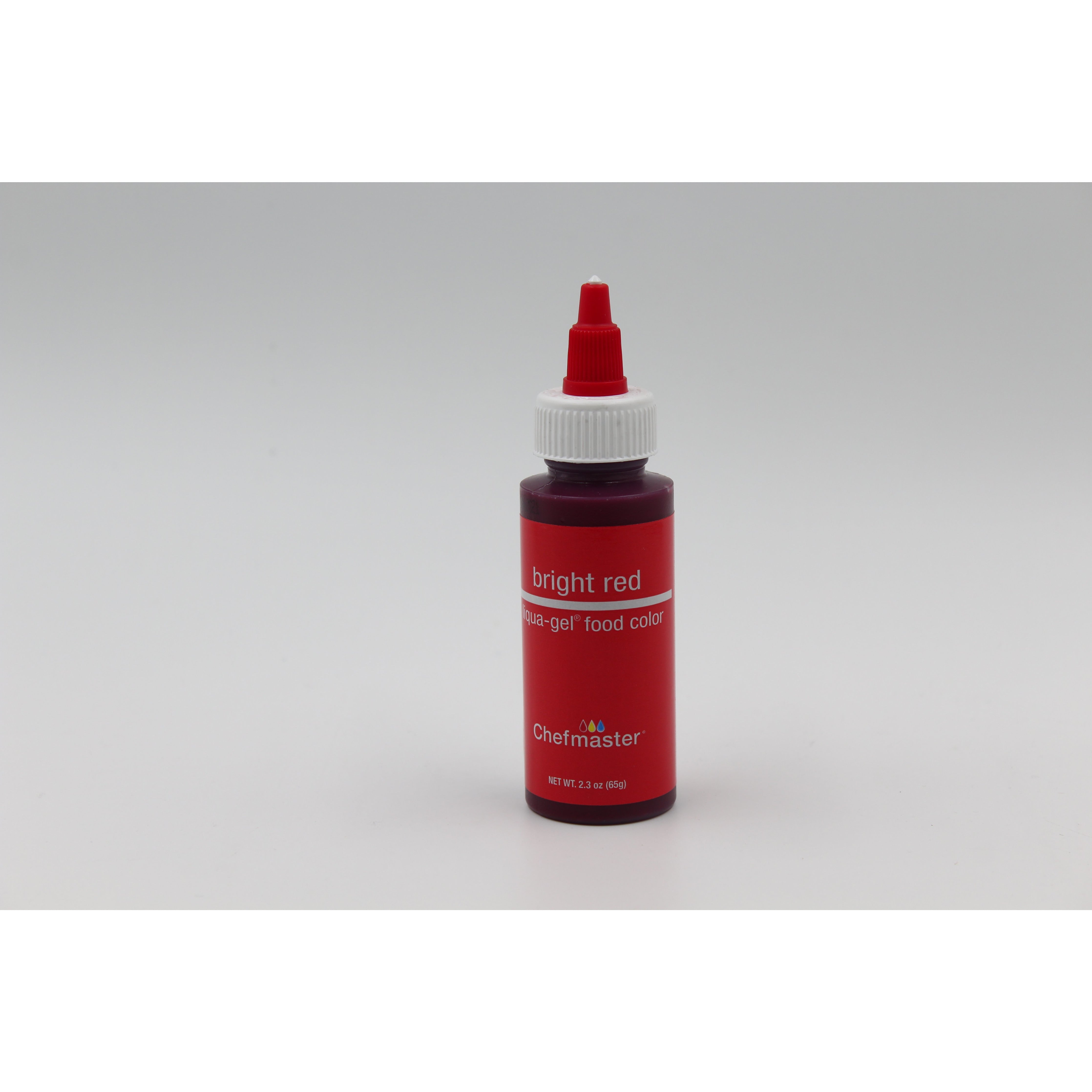 Chefmaster Bright Red Liqua-Gel Food Coloring (# 5066) 2.3 OZ - Papagino Foods Inc.