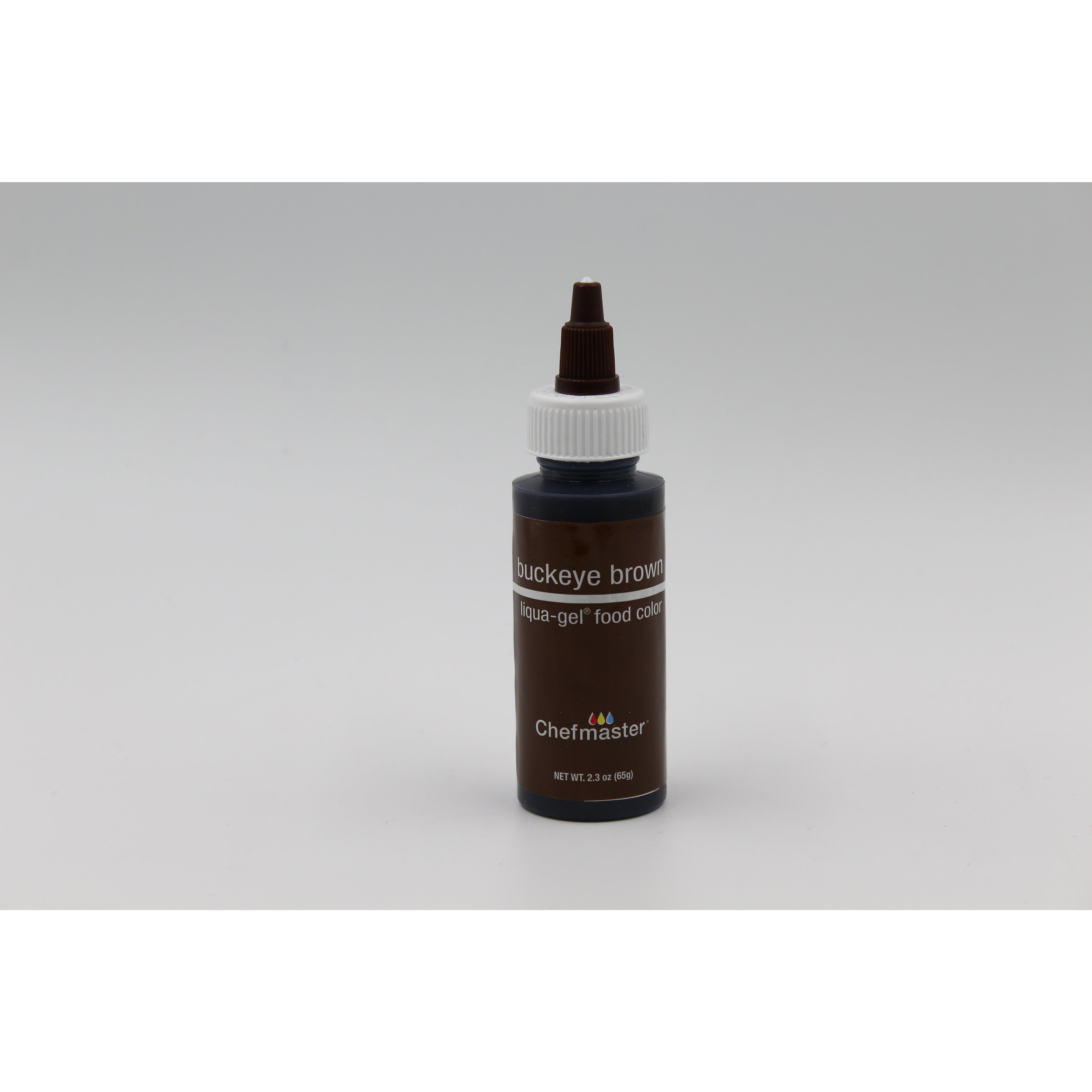 Chefmaster Buckeye Brown Liqua-Gel Food Coloring (# 5021) 2.3 OZ - Papagino Foods Inc.