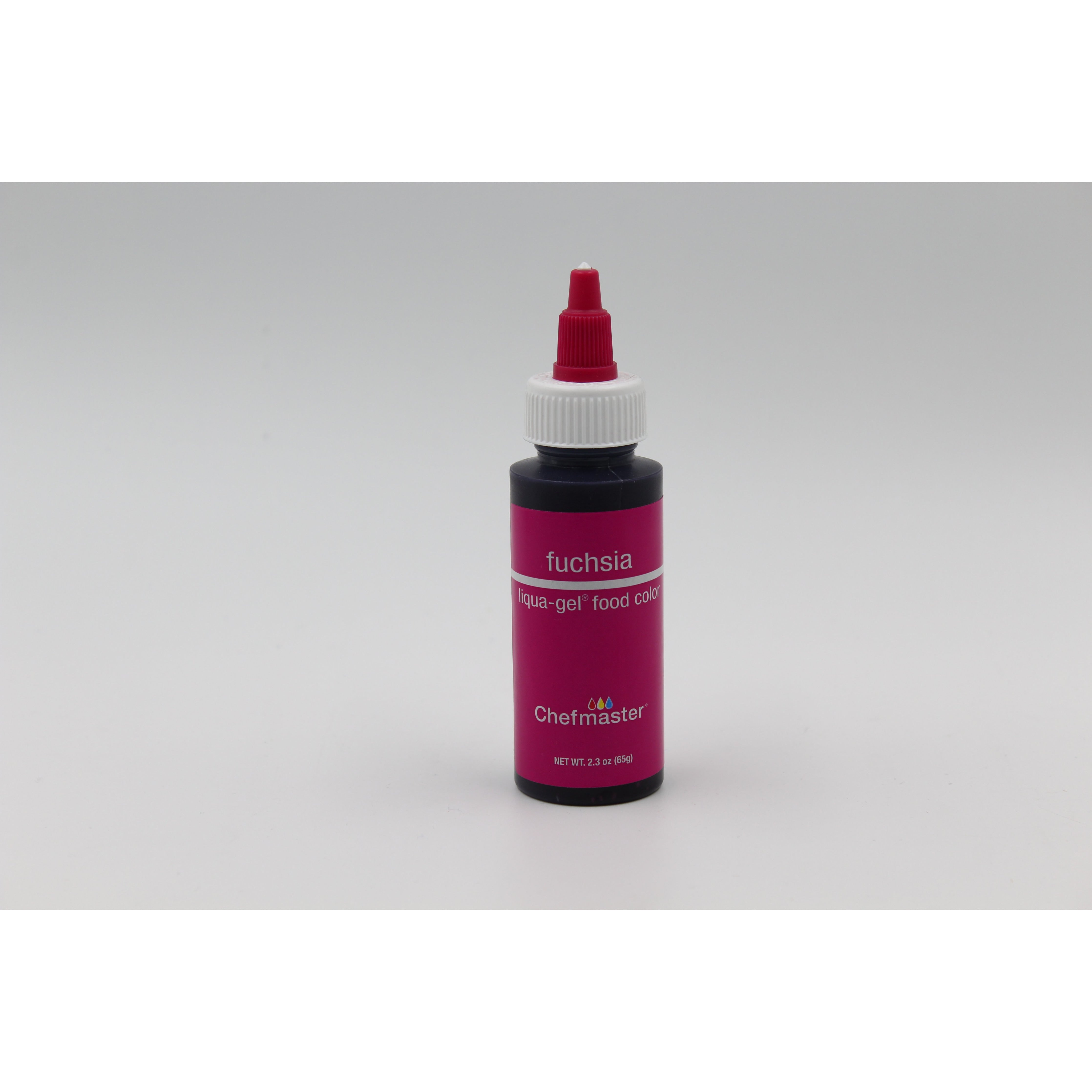 Chefmaster Fuchsia Liqua-Gel Food Coloring (# 5055) 2.3 OZ - Papagino Foods Inc.