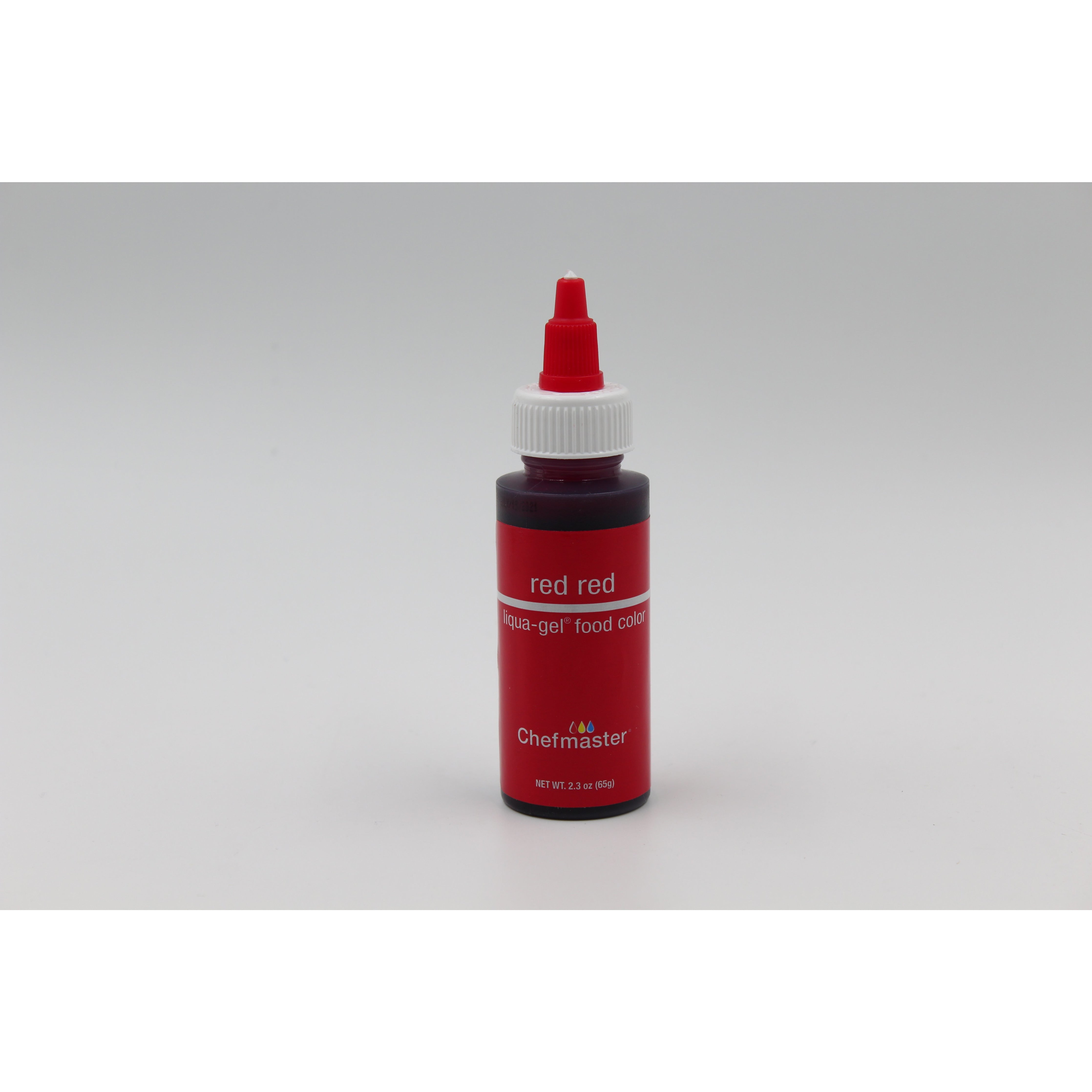 Chefmaster Red Red Liqua-Gel Food Coloring (# 5061) 2.3 OZ - Papagino Foods Inc.