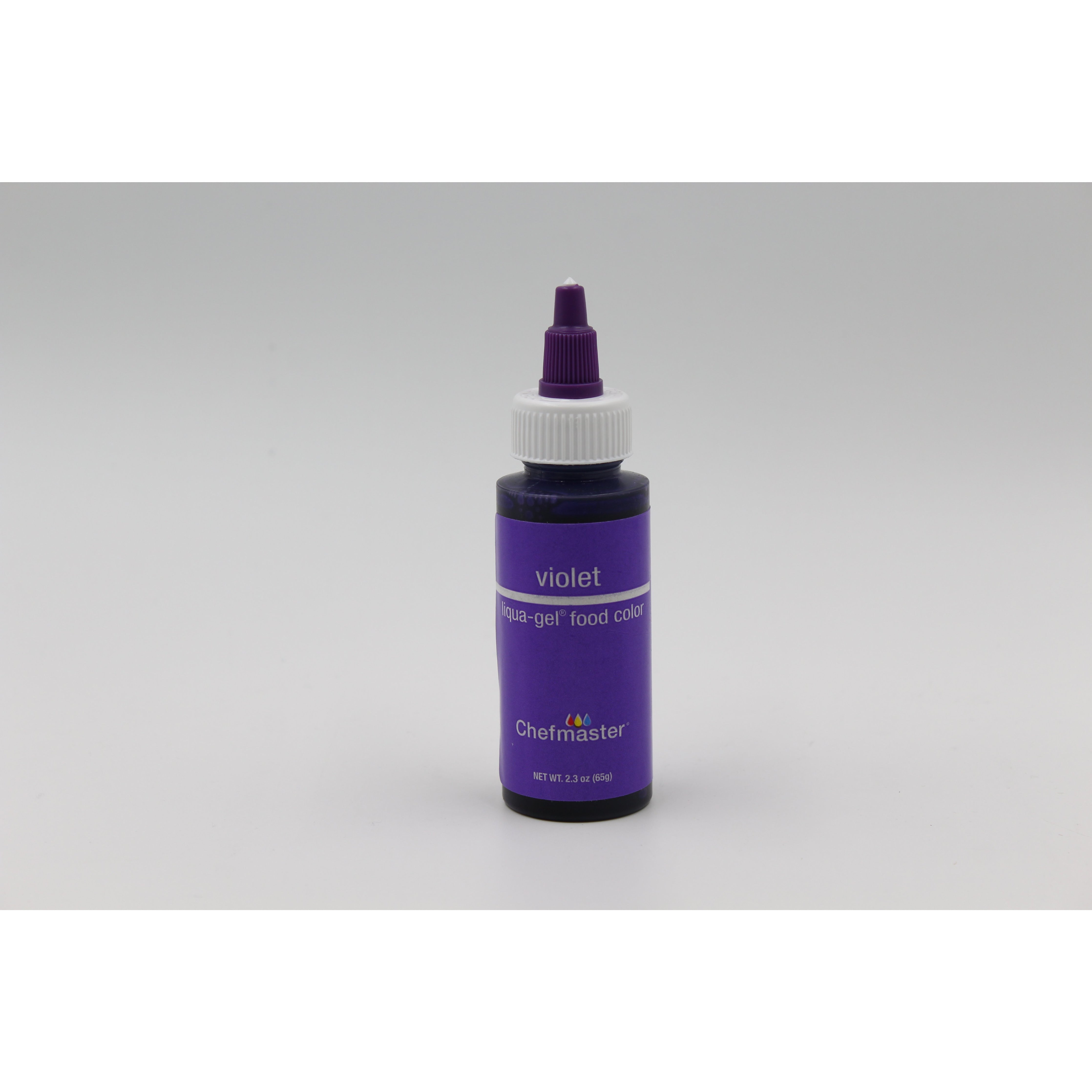 Chefmaster Violet Liqua-Gel Food Coloring (# 5081) 2.3 OZ - Papagino Foods Inc.