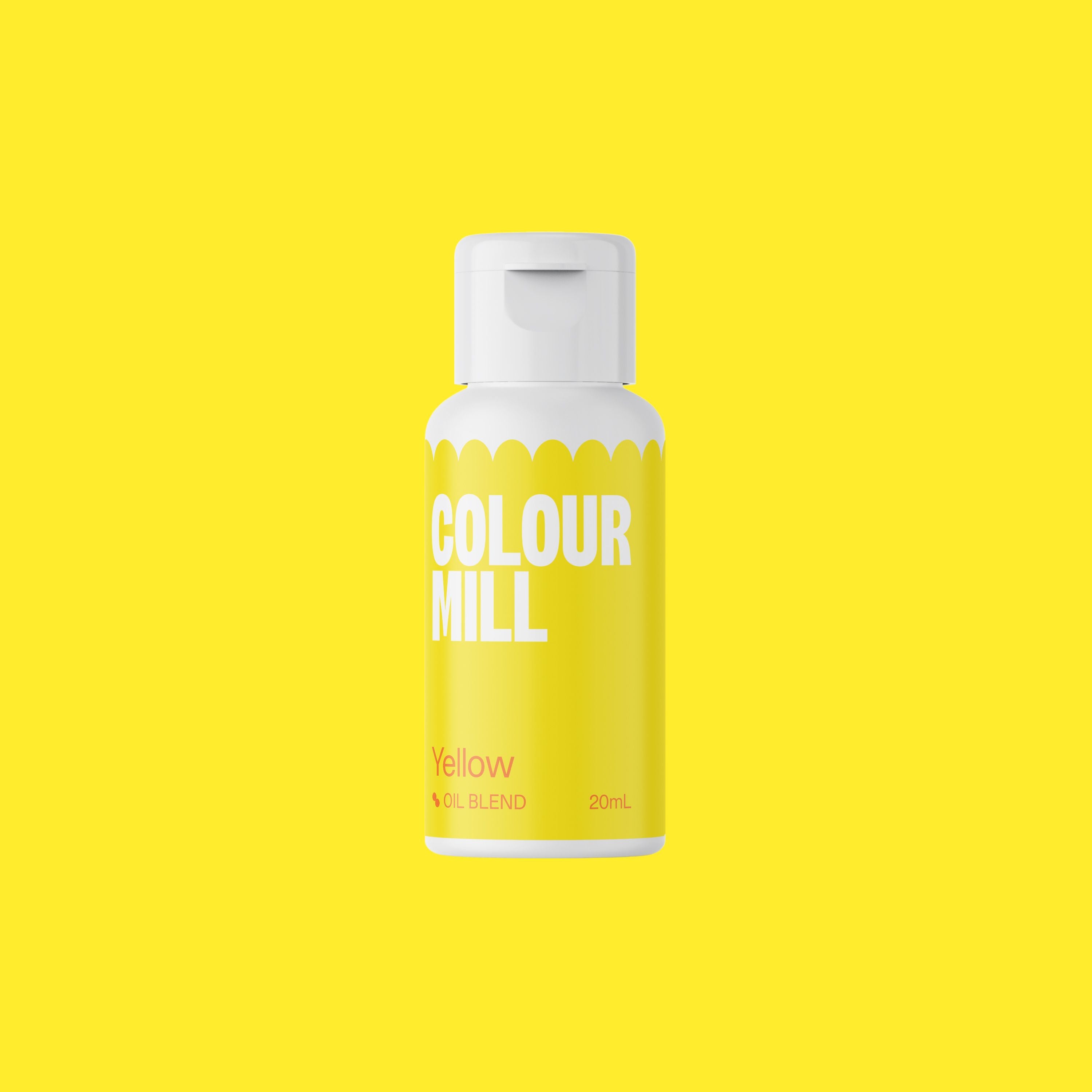 Colour Mill Oil Based Colouring 20 ml Yellow - Papagino Foods Inc.