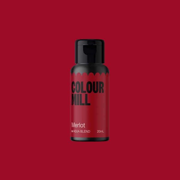 Colour Mill Aqua Blend Colouring 20 ml Merlot - Papagino Foods Inc.