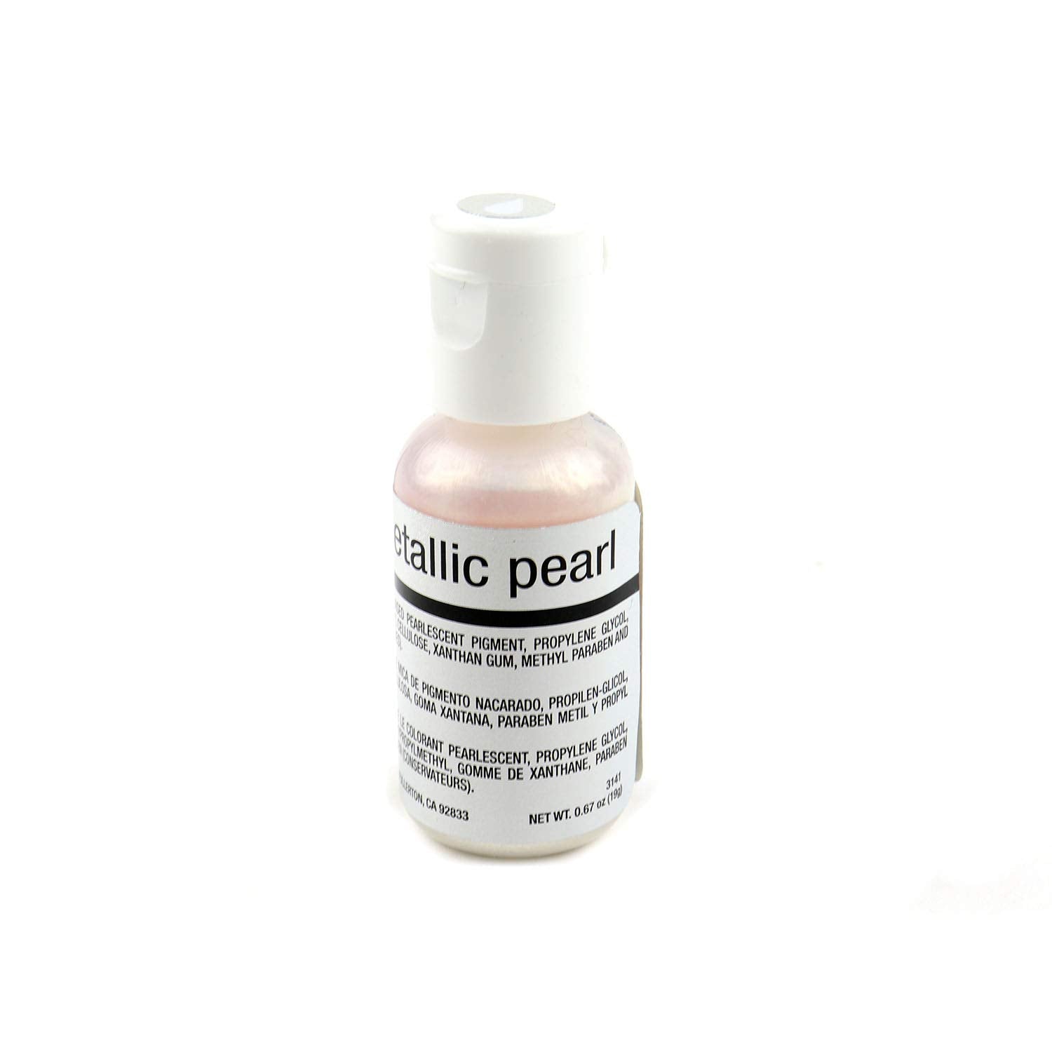 Chefmaster Metallic Pearl Airbrush Food Coloring (# 3141) 0.67 OZ - Papagino Foods Inc.