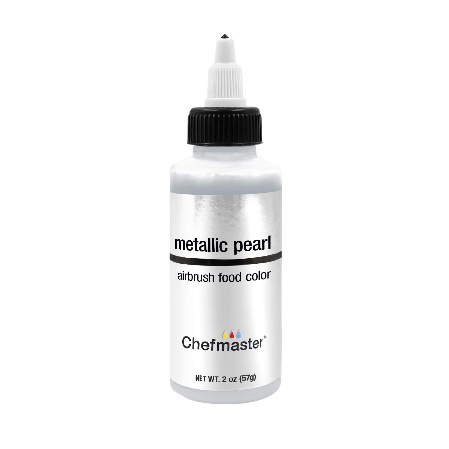 Chefmaster Metallic Pearl Airbrush Food Coloring (# 3506) 2.0 OZ - Papagino Foods Inc.