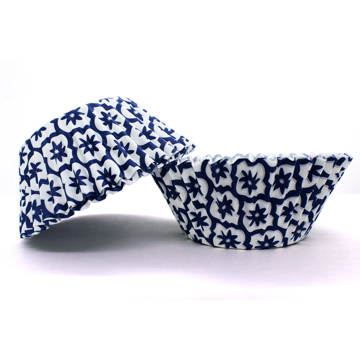 Celebakes Navy Moroccan Standard Baking Cups, 50 Count - #7500-205 - Papagino Foods Inc.