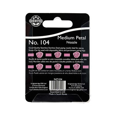 JEM Nozzle - Medium Petal / Ruffle #104 #NZ104 - Papagino Foods Inc.