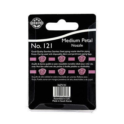 JEM Nozzle - Medium Petal / Ruffle #121 #NZ121 - Papagino Foods Inc.