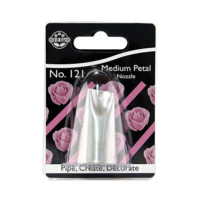 JEM Nozzle - Medium Petal / Ruffle #121 #NZ121 - Papagino Foods Inc.