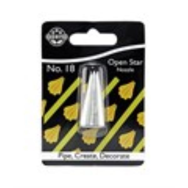 JEM Nozzle - Open Star #18   #NZ18 - Papagino Foods Inc.
