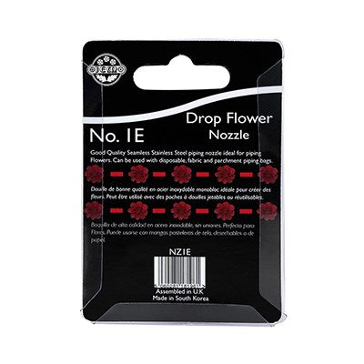 JEM Drop Flower Nozzle no. 1E #NZ1E - Papagino Foods Inc.