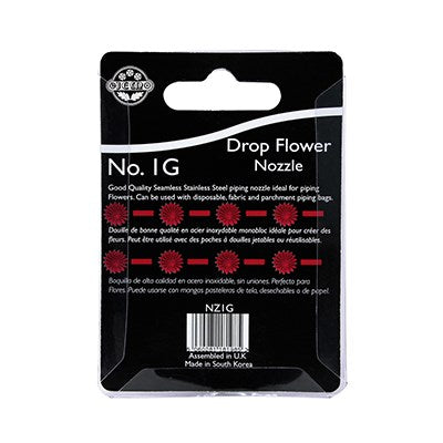 JEM Nozzle - Drop Flower #1G #NZ1G - Papagino Foods Inc.
