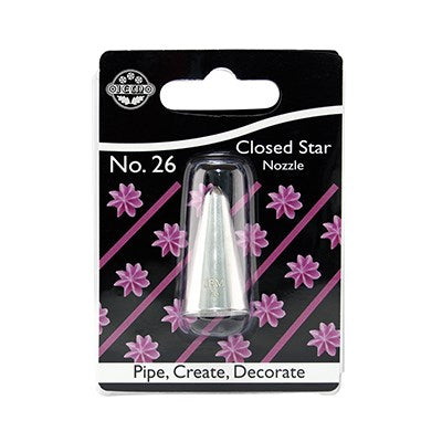 JEM Nozzle - Closed Star #26   #NZ26 - Papagino Foods Inc.