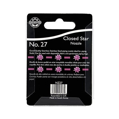 JEM Nozzle - Closed Star #27  #NZ27 - Papagino Foods Inc.