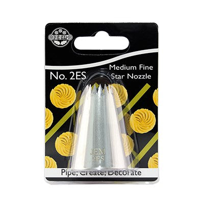 JEM Nozzle - Medium Fine Star Savoy #2ES  #NZ2ES - Papagino Foods Inc.