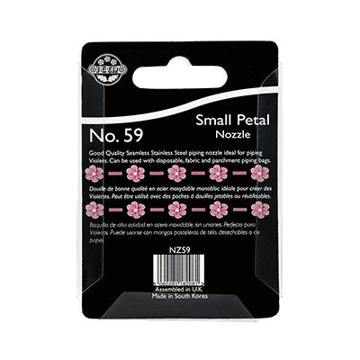 JEM Nozzle - Small Petal / Ruffle Nozzle #59 #NZ59 - Papagino Foods Inc.