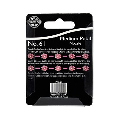 JEM Nozzle - Medium Petal / Ruffle #61 #NZ61 - Papagino Foods Inc.