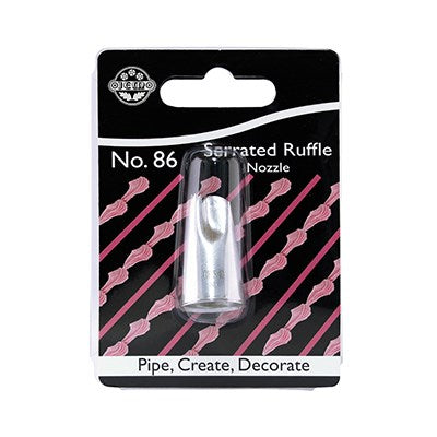 JEM Nozzle - Serrated Ruffle Nozzle #86 #NZ86 - Papagino Foods Inc.