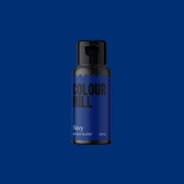 Colour Mill Aqua Blend Colouring 20 ml Navy - Papagino Foods Inc.