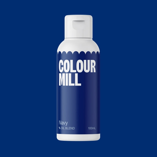 Colour Mill Oil Based Colouring 100 ml Navy - Papagino Foods Inc.