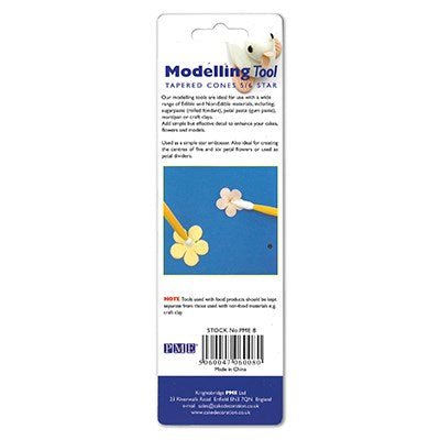 PME Modelling Tools - Taper Cones 5/6 Star (154mm / 6.1”) #PME8 - Papagino Foods Inc.