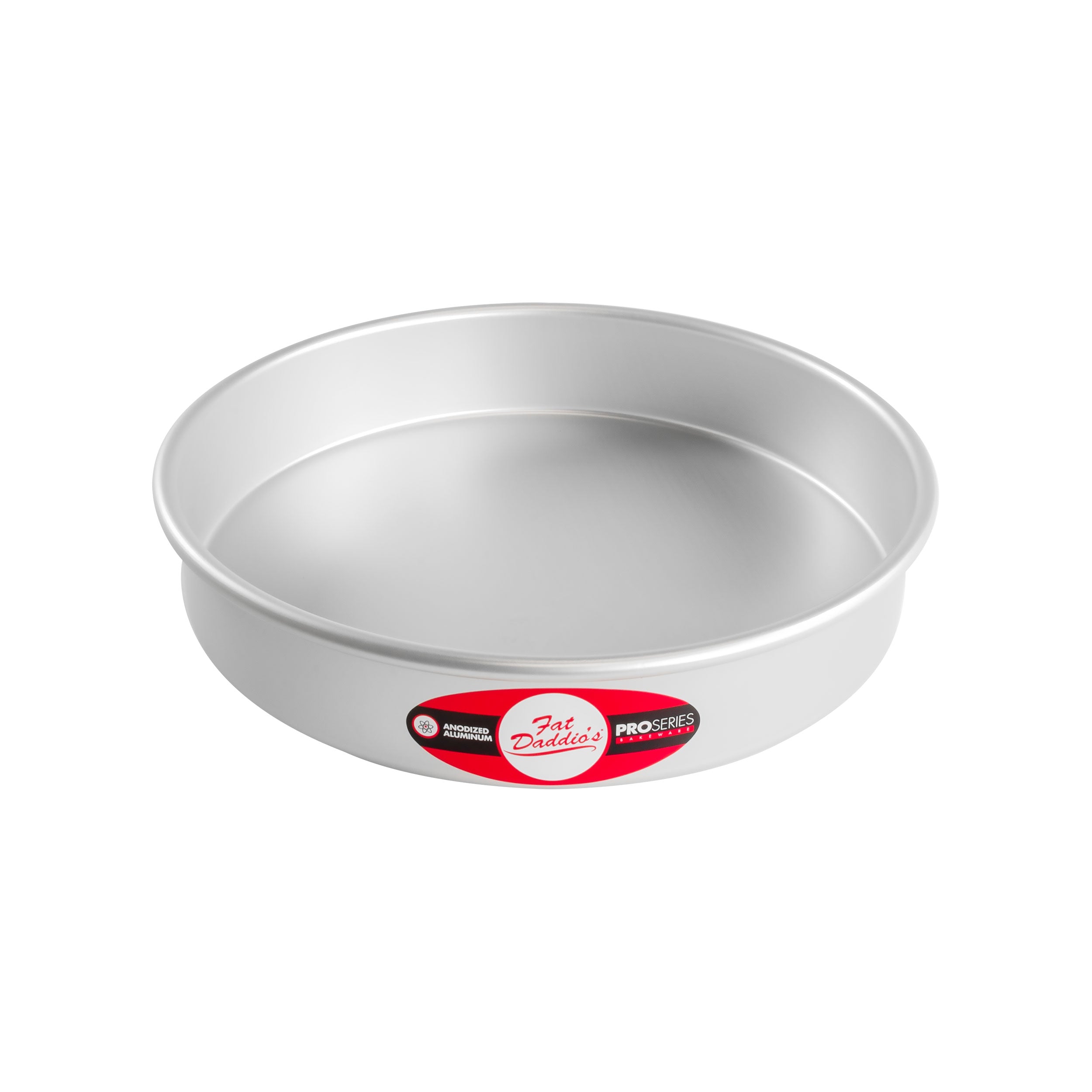 Fat Daddio, Anodized Aluminum, Round Pan, 10 in x 2 in (PRD-102) - Papagino Foods Inc.