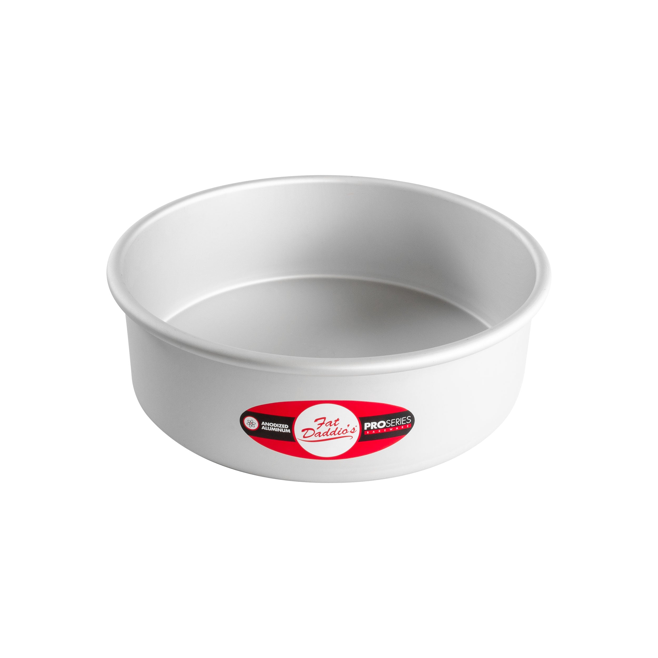 Fat Daddio, Anodized Aluminum, Round Pan, 10 in x 3 in (PRD-103) - Papagino Foods Inc.