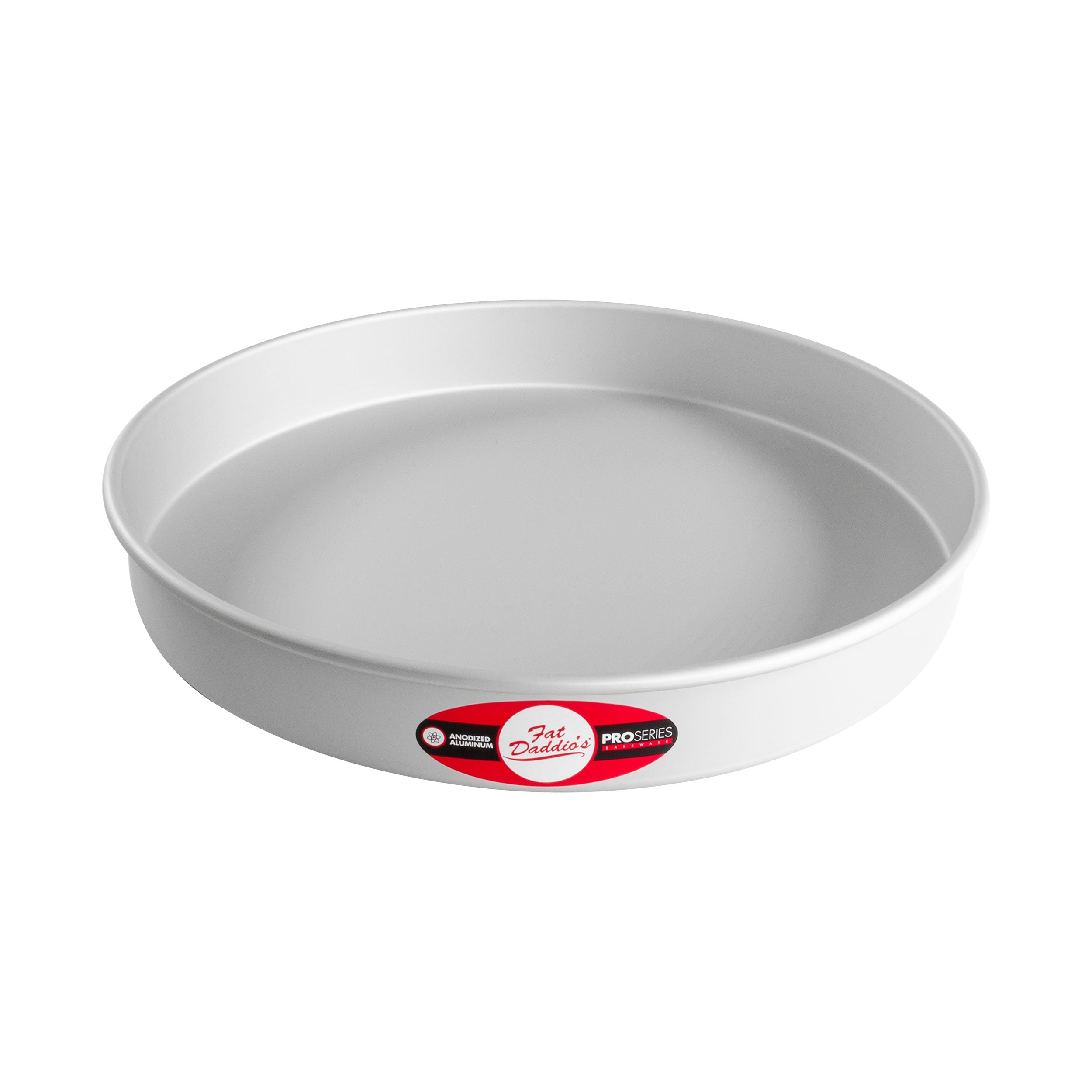 Fat Daddio, Anodized Aluminum, Round Pan, 14 in x 2 in (PRD-142) - Papagino Foods Inc.