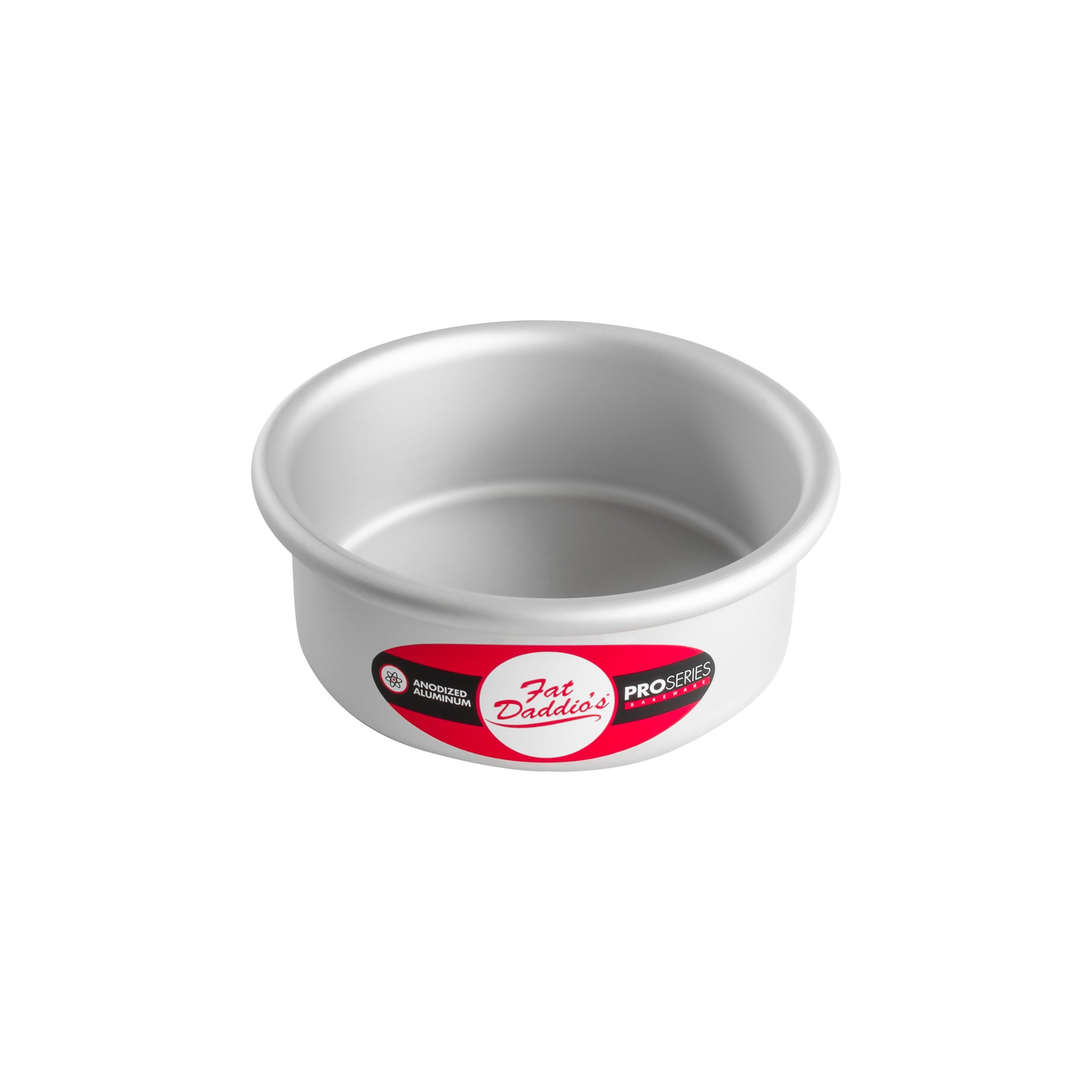 Fat Daddio, Anodized Aluminum, Round Pan, 5 in x 2 in (PRD-52) - Papagino Foods Inc.