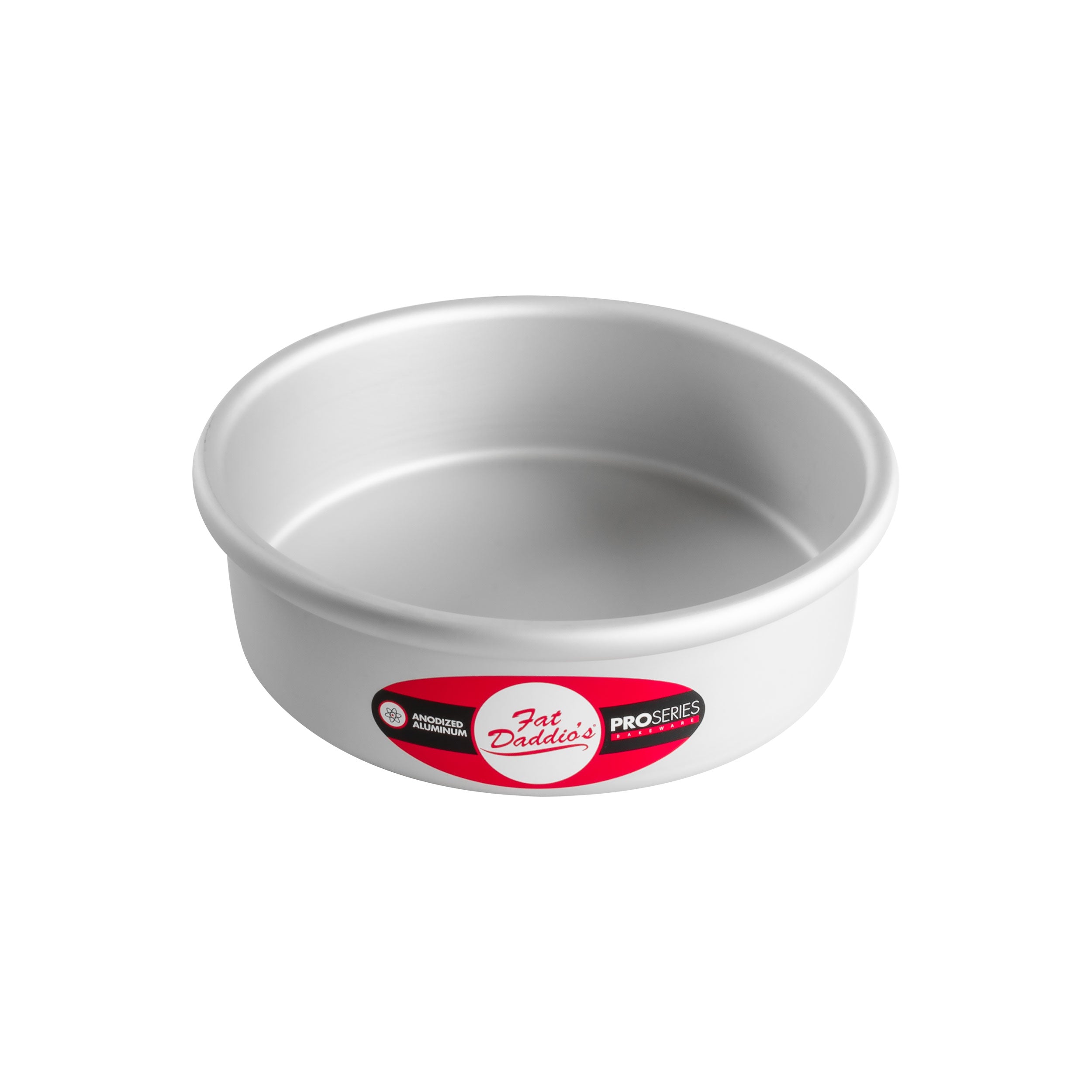 Fat Daddio, Anodized Aluminum, Round Pan, 7 in x 2 in (PRD-72) - Papagino Foods Inc.
