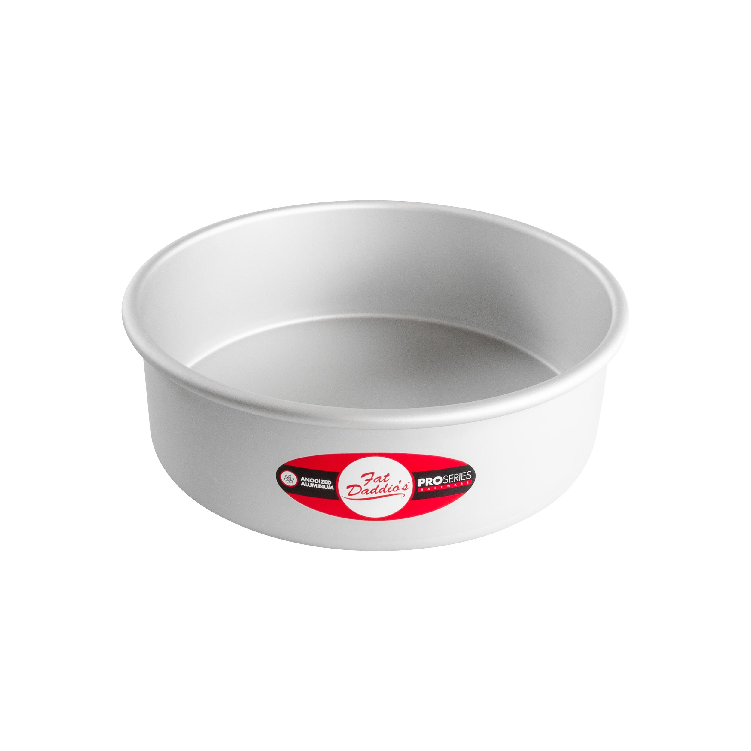 Fat Daddio, Anodized Aluminum, Round Pan, 9 in x 3 in (PRD-93) - Papagino Foods Inc.