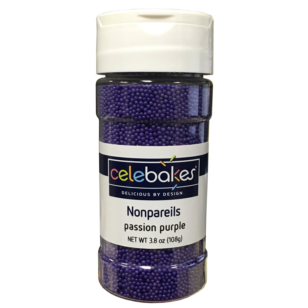 Passion Purple Nonpareils, 3.8 oz - Papagino Foods Inc.