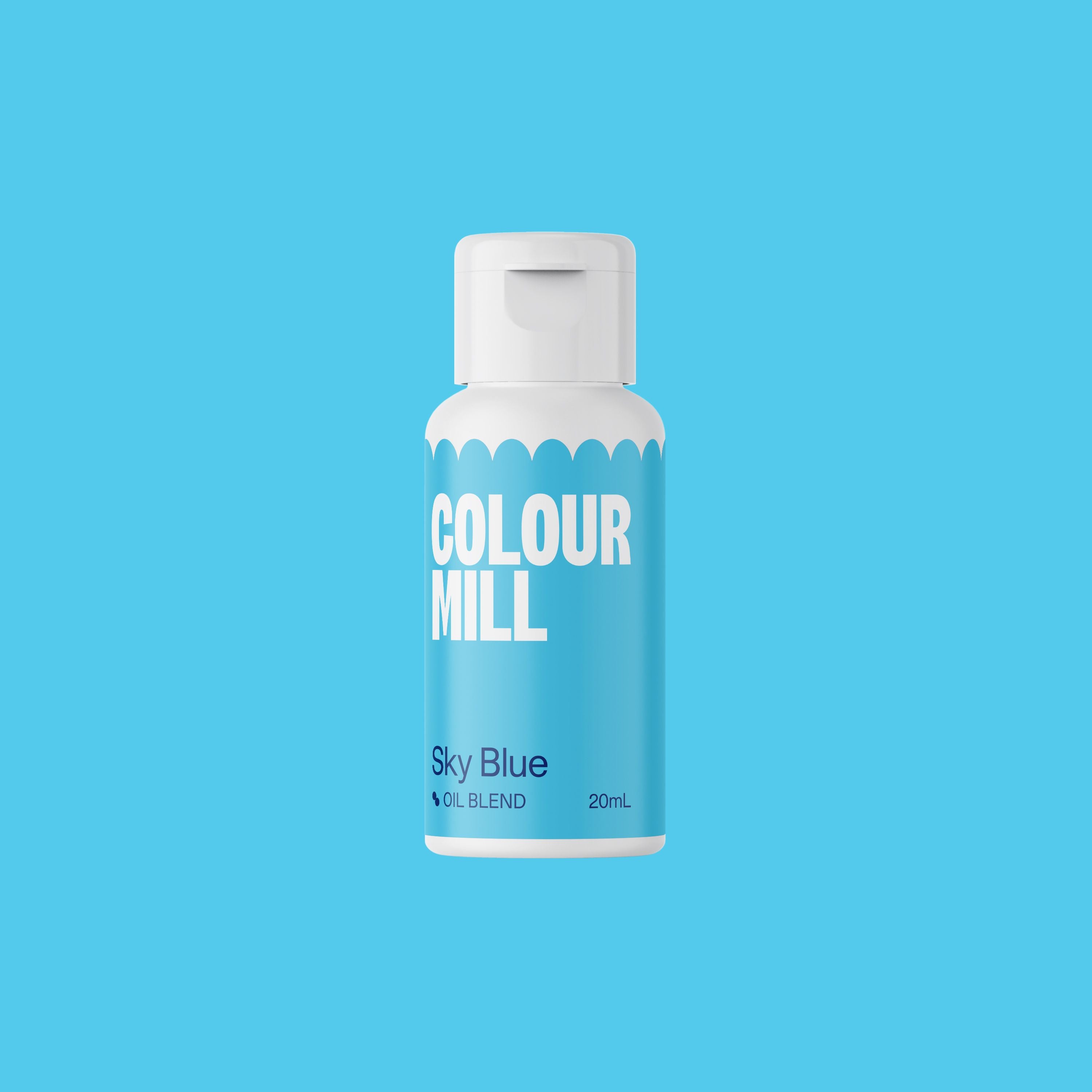 Colour Mill Oil Based Colouring 20 ml Sky Blue - Papagino Foods Inc.