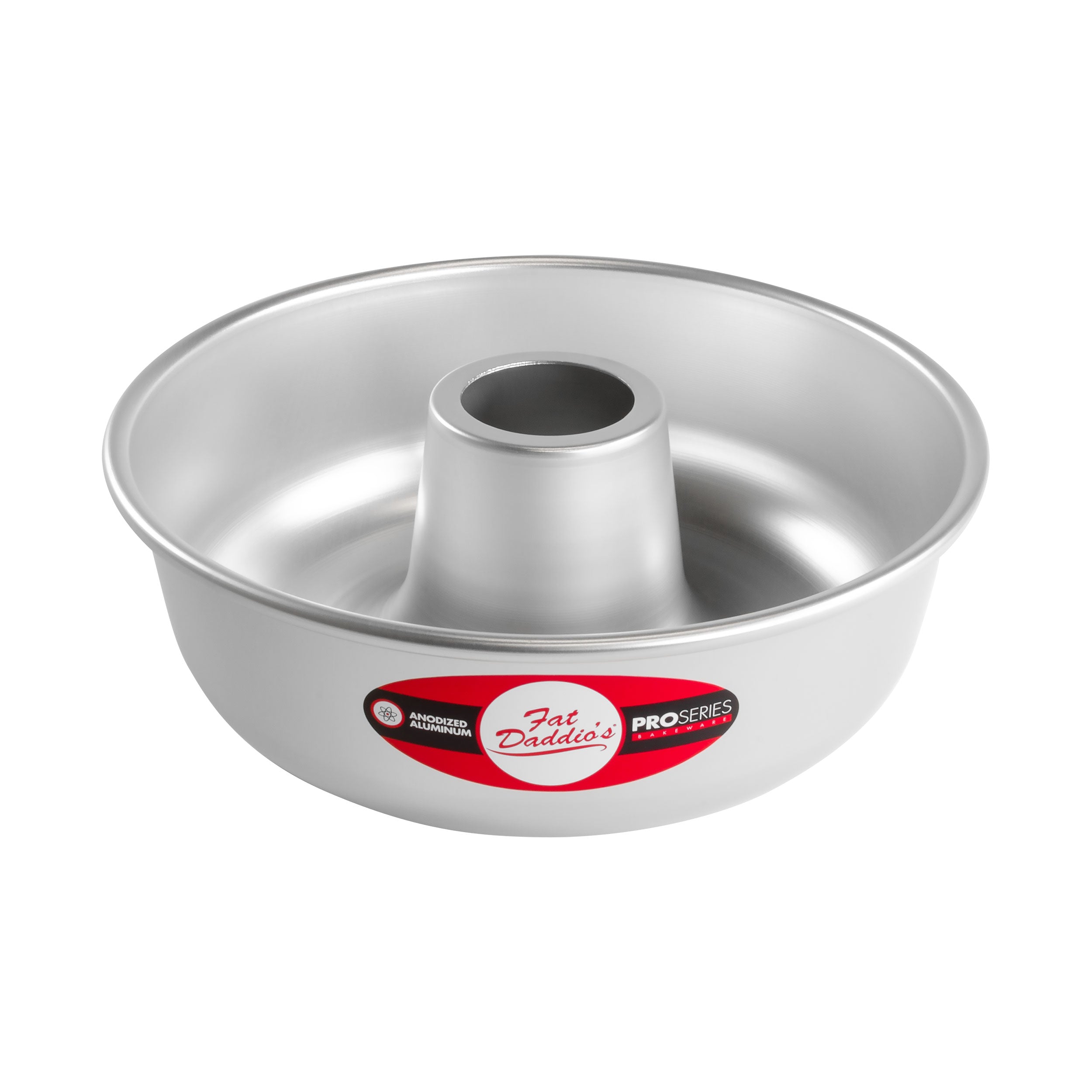 Fat Daddio, Anodized Aluminum, Ring Mold Pan, 7 in Diameter Top x 6 1/2 in Bottom x 2 1/4 in Deep (RMP-7) - Papagino Foods Inc.