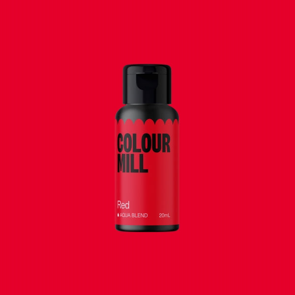 Colour Mill Aqua Blend Colouring 20 ml Red - Papagino Foods Inc.