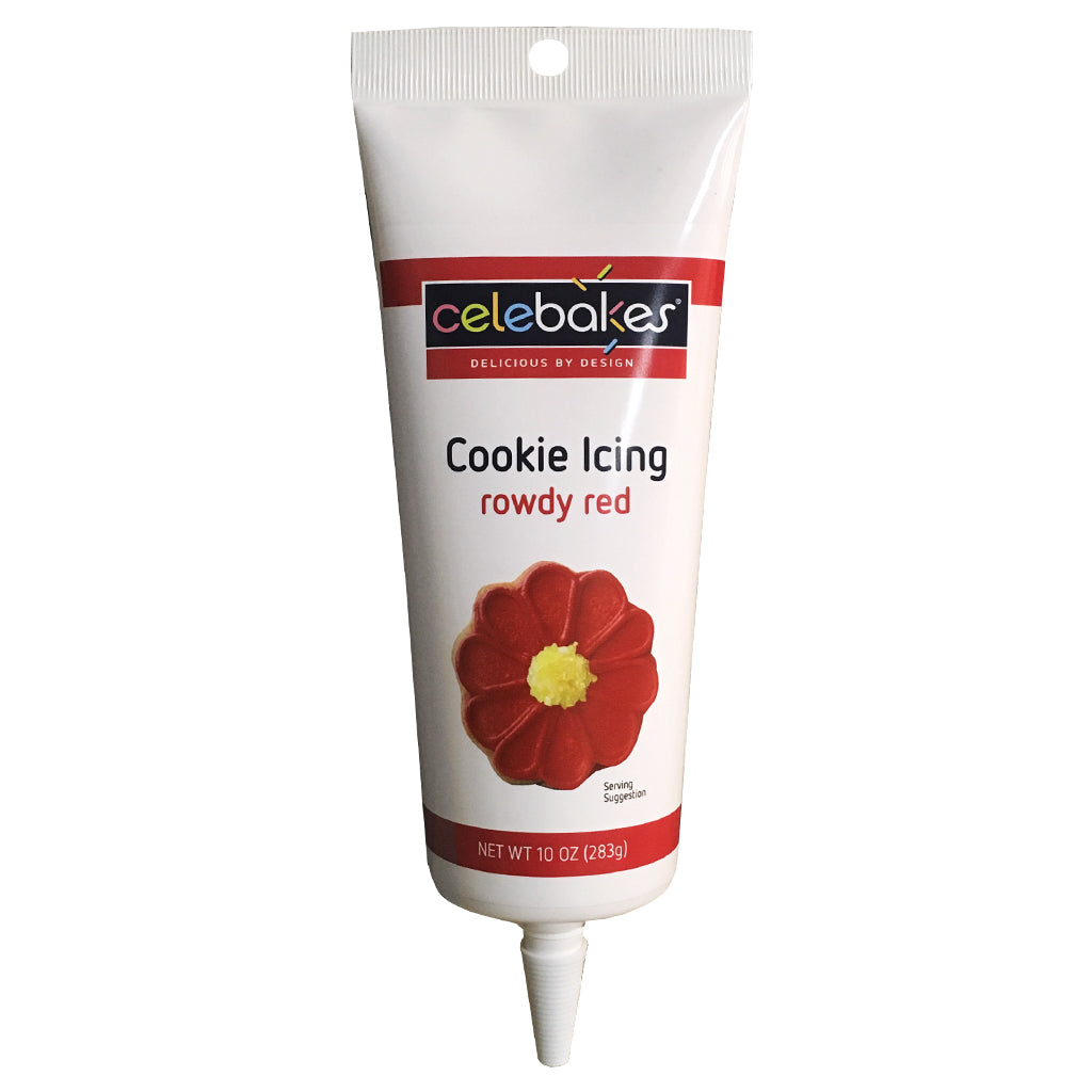 Celebakes Red Cookie Icing, 10 oz - Papagino Foods Inc.
