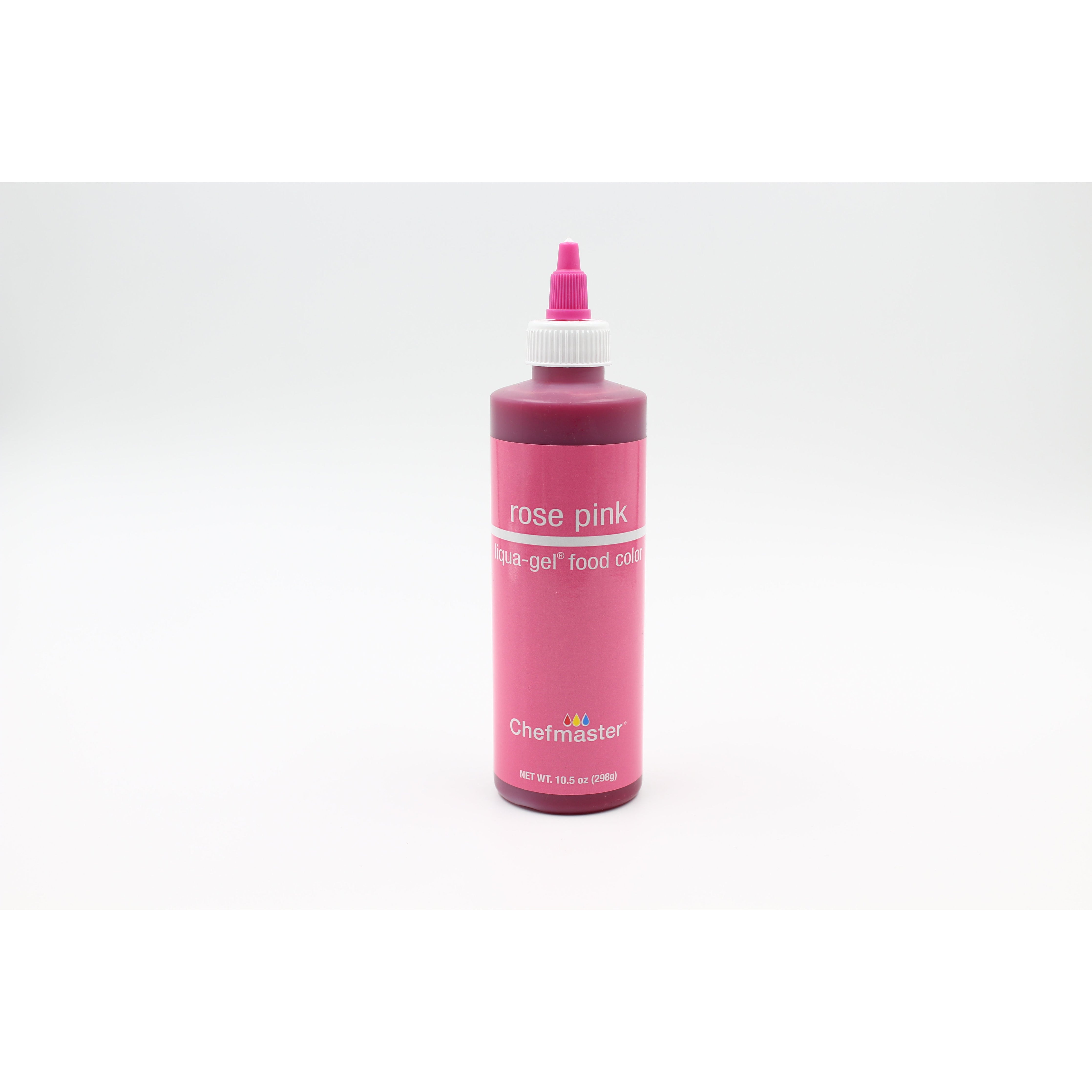 Chefmaster Rose Pink Liqua-Gel Food Coloring (# 5450) 10.5 OZ - Papagino Foods Inc.