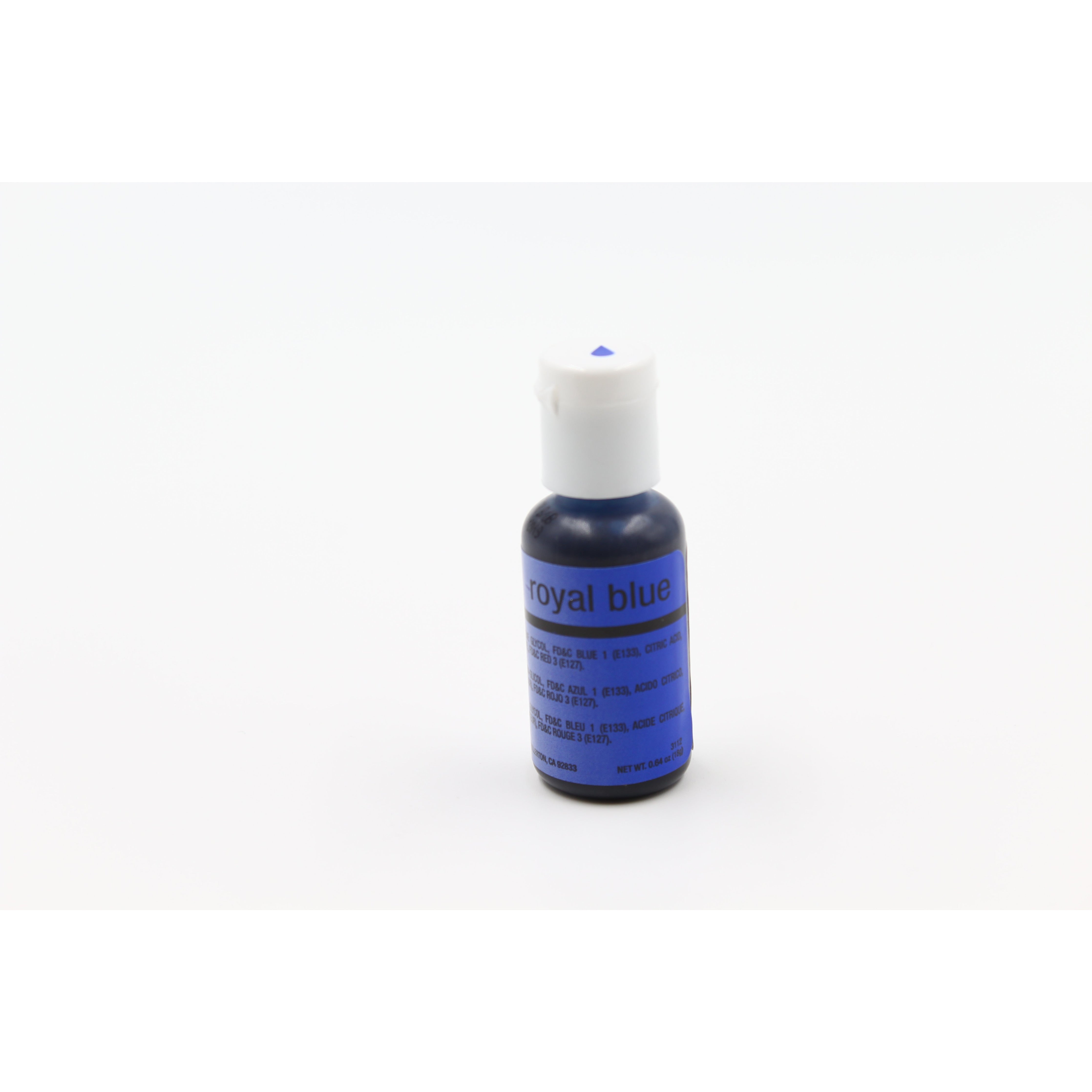 Chefmaster Royal Blue Airbrush Food Coloring (# 3112) 0.64 OZ - Papagino Foods Inc.
