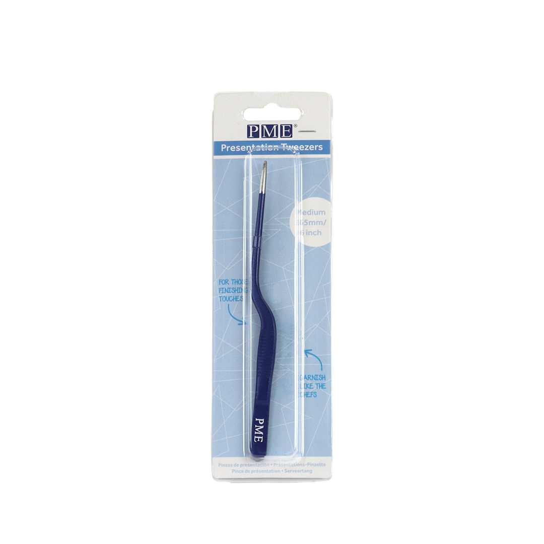 Presentation Tweezers - Medium (165mm / 6") #SCT605 - Papagino Foods Inc.