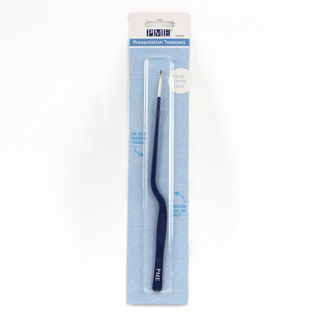 PRESENTATION TWEEZERS - LARGE (235MM / 9") #SCT606 - Papagino Foods Inc.
