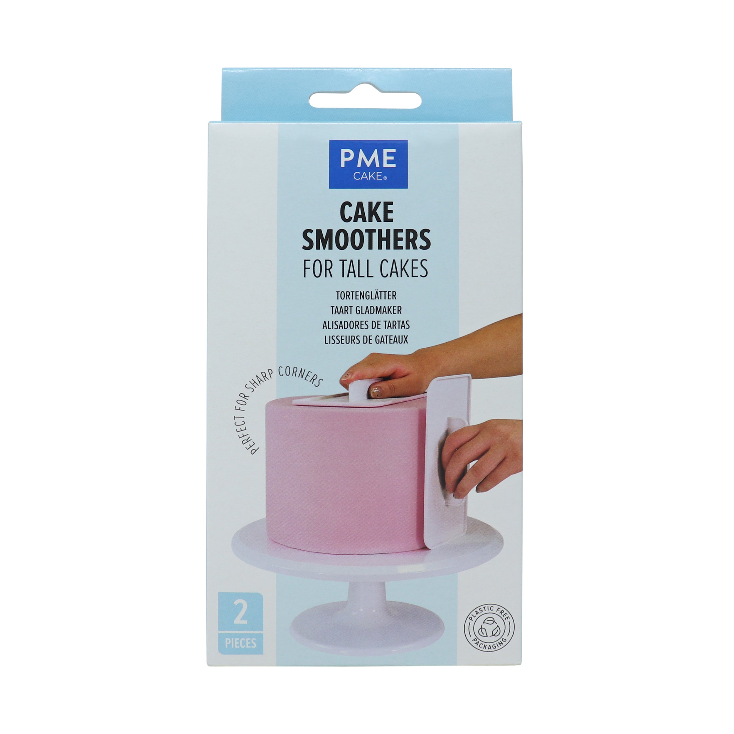 Cake Smoothers Pk/2 (187 x 93mm / 7.36 x 3.66”) SE033 - Papagino Foods Inc.