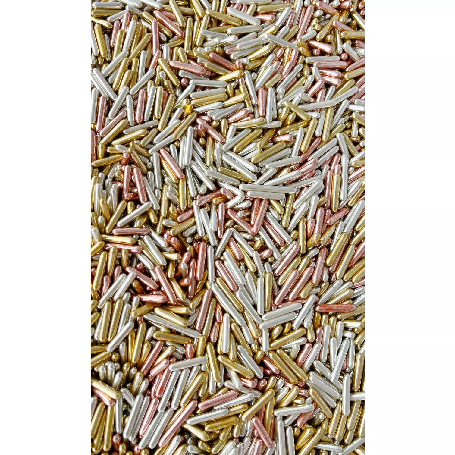 METALLIC RODS TRIO 4 oz Bottle **BBD Dec 2023**(Net Weight 3.5 oz) Sweetapolita - Papagino Foods Inc.