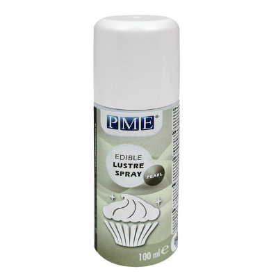 PME Lustre Edible Spray - Pearl ( 100ml - 3.38 OZ) #LS695 - Papagino Foods Inc.