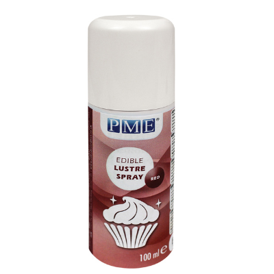 PME Lustre Edible Spray - Red ( 100ml - 3.38 OZ)