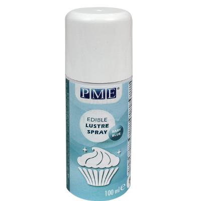 PME Lustre Edible Spray - Baby Blue ( 100ml - 3.38 OZ) #LS697 - Papagino Foods Inc.