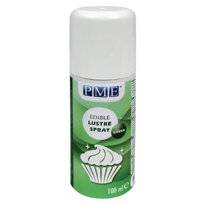 PME Lustre Edible Spray - Green ( 100ml - 3.38 OZ) #LS691