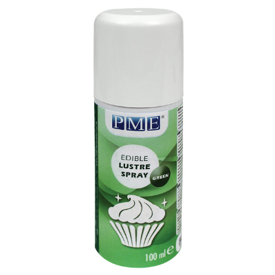PME Lustre Edible Spray - Green ( 100ml - 3.38 OZ) #LS691 - Papagino Foods Inc.