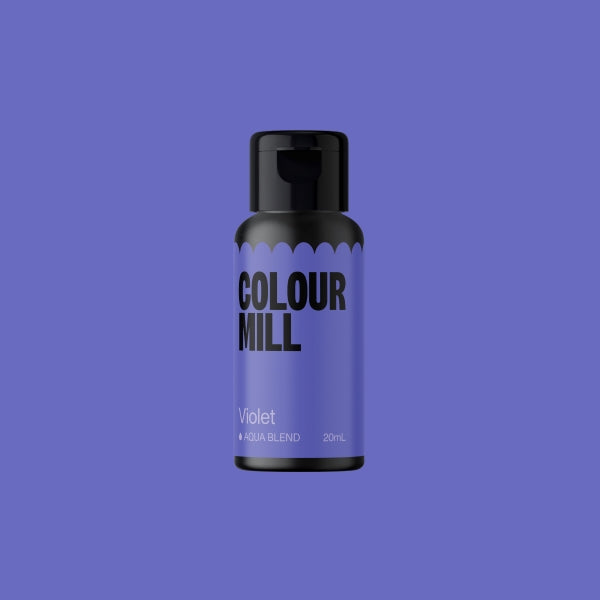 Colour Mill Aqua Blend Colouring 20 ml Violet - Papagino Foods Inc.