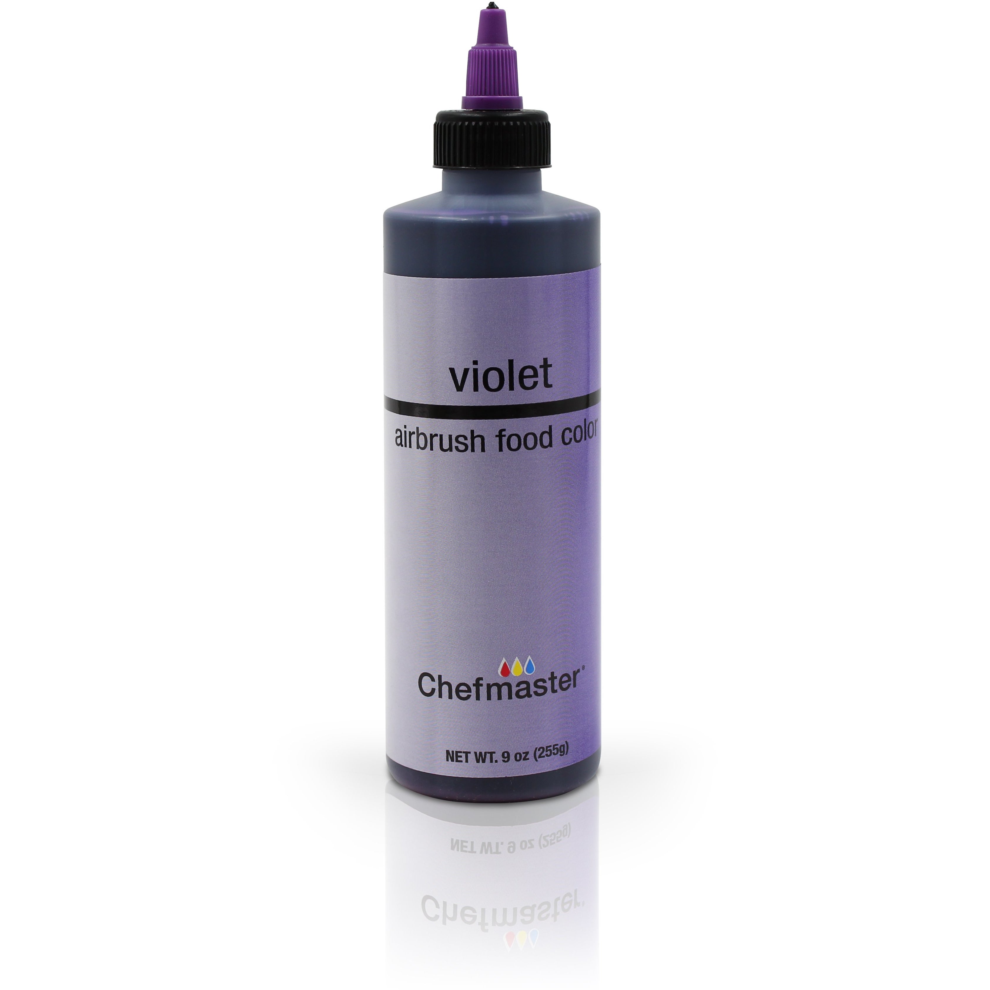 Chefmaster Violet Airbrush Food Coloring (# 3199) 9.0 OZ - Papagino Foods Inc.