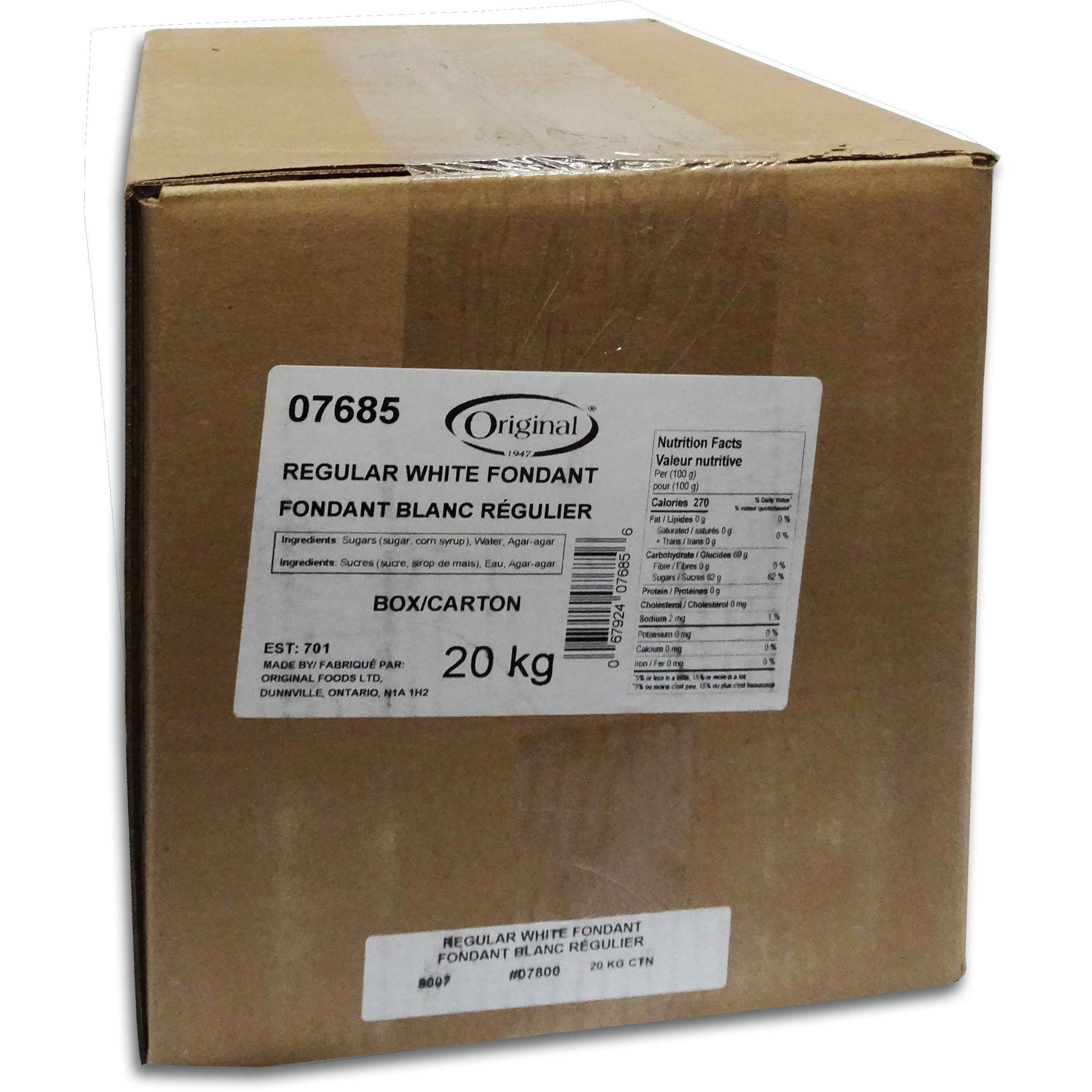 White Fondant 20 kg (Pickup Only)